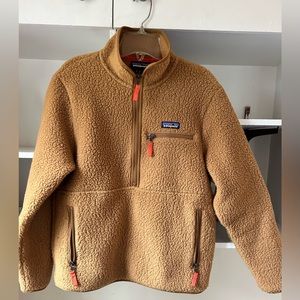 Patagonia Retro Pile Fleece Marsupial. Brown,small.